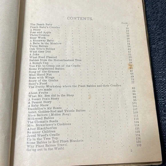 First Edition (1898) “Plant Babies and Their Cradles”, Educational Pub. Co. - Picture 5 of 15